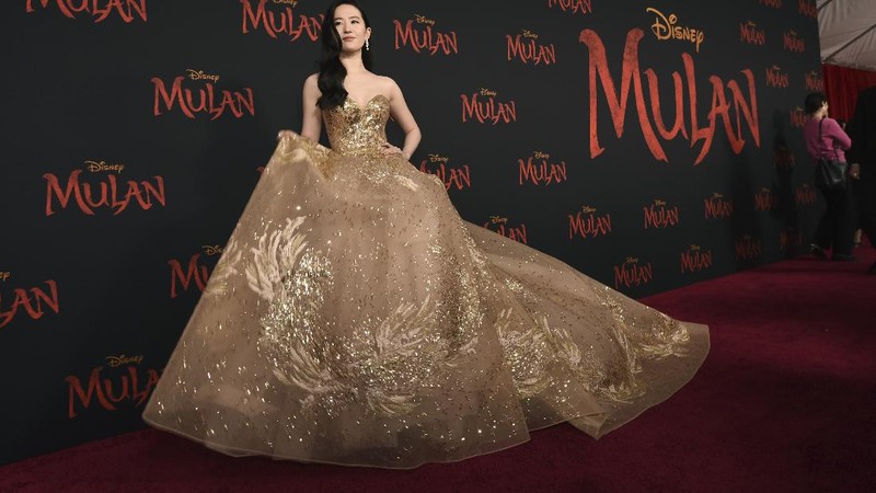 This image released by Disney shows Yifei Liu in the title role of 
