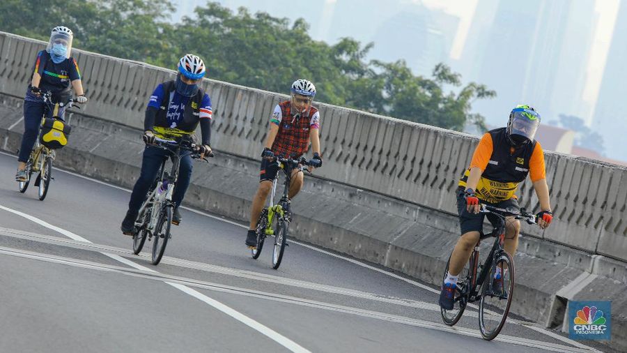 CFD di JLNT Antasari Jaksel , Minggu (28/6/2020). (CNBC Indonesia/ Andrean Kristianto)