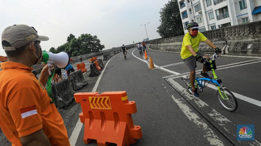 CFD di JLNT Antasari Jaksel , Minggu (28/6/2020). (CNBC Indonesia/ Andrean Kristianto)