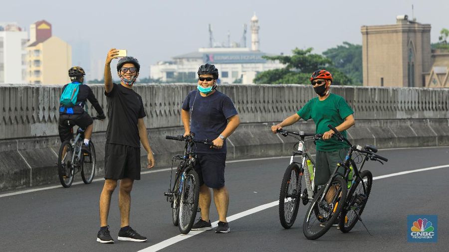 CFD di JLNT Antasari Jaksel , Minggu (28/6/2020). (CNBC Indonesia/ Andrean Kristianto)