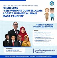 Kemdikbud Gelar Webinar Adaptasi Pembelajaran Masa Pandemi