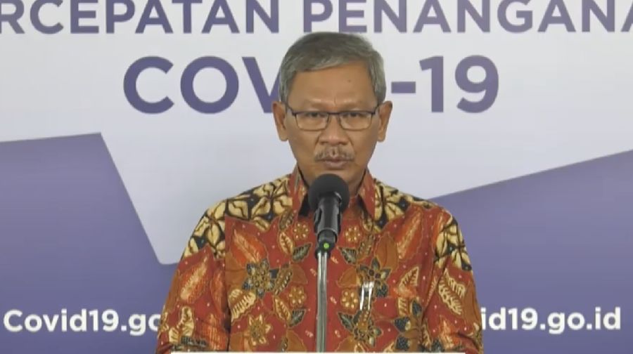 Achmad Yurianto selaku Juru Bicara Pemerintah Covid-19. (Dok: BNPB)