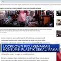 Gara-Gara Corona, Sampah Plastik Bakal Naik