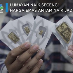 Lumayan Naik Seceng! Harga Emas Antam Naik Jadi Rp 853.120/gr