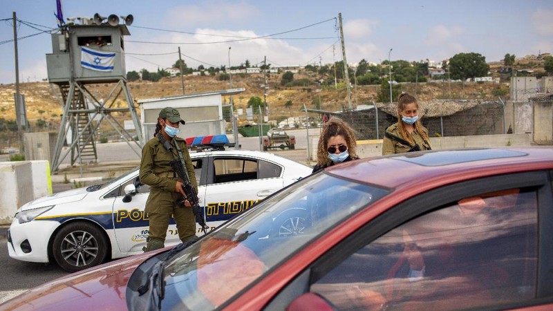 A view of the West Bank Jewish settlement of Ma'ale Efrayim in the Jordan Valley, Tuesday, June 30, 2020. Israeli Prime Minister Benjamin Netanyahu appears determined to carry out his pledge to begin annexing parts of the occupied West Bank, possibly as soon as Wednesday. (AP Photo/Oded Balilty)