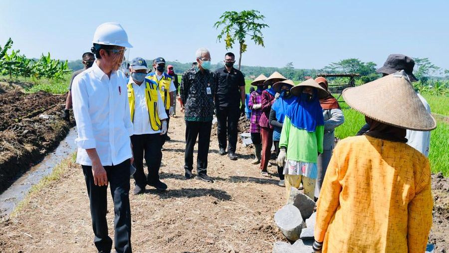 Presiden Jokowi dan Ganjar Pranowo (Laily Rachev - Biro Pers Sekretariat Presiden)