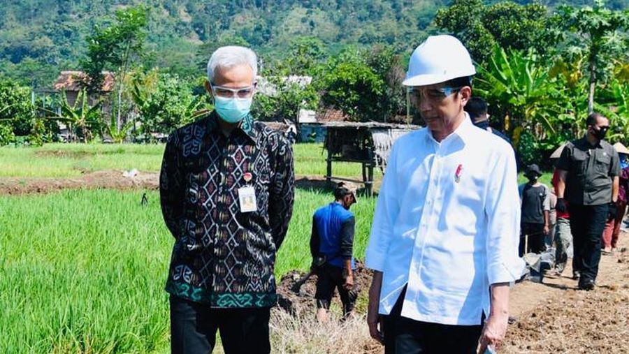 Presiden Jokowi dan Ganjar Pranowo (Laily Rachev - Biro Pers Sekretariat Presiden)
