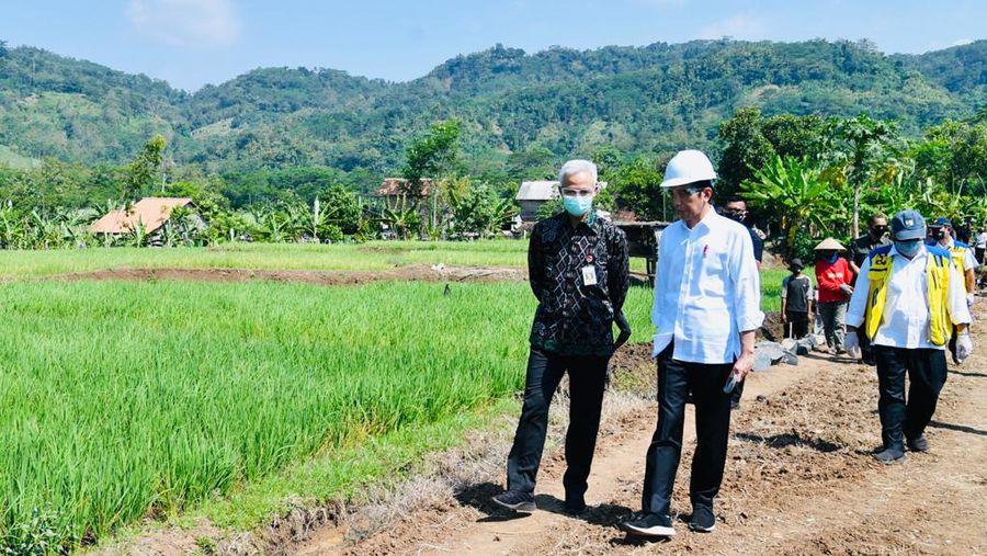 Presiden Jokowi dan Ganjar Pranowo (Laily Rachev - Biro Pers Sekretariat Presiden)