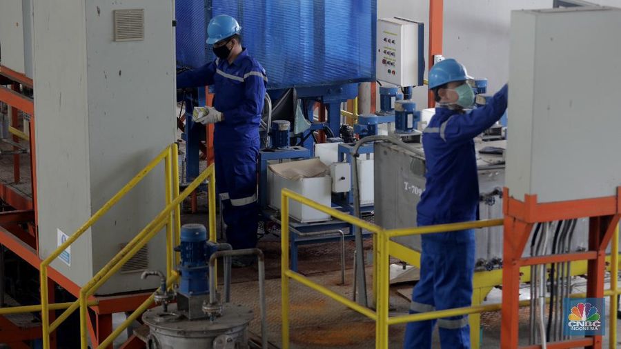 Rare earth element atau yang juga dikenal dengan sebutan logam tanah jarang (LTJ) . (CNBC Indonesia/Tri Susilo)
