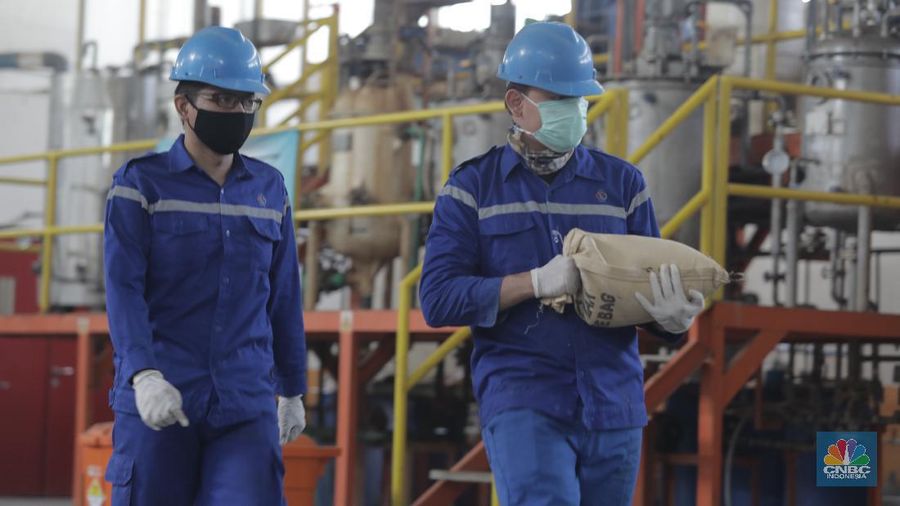 Rare earth element atau yang juga dikenal dengan sebutan logam tanah jarang (LTJ) . (CNBC Indonesia/Tri Susilo)