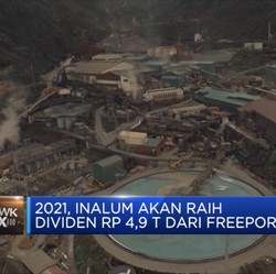 2021, Inalum akan Raih Dividen Rp 4,9 T dari Freeport