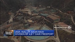 2021, Inalum akan Raih Dividen Rp 4,9 T dari Freeport