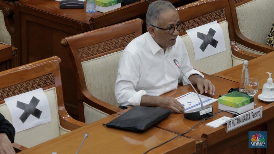 Direktur Utama PT Hutama Budi Harto. (CNBC Indonesia/Trisusilo)