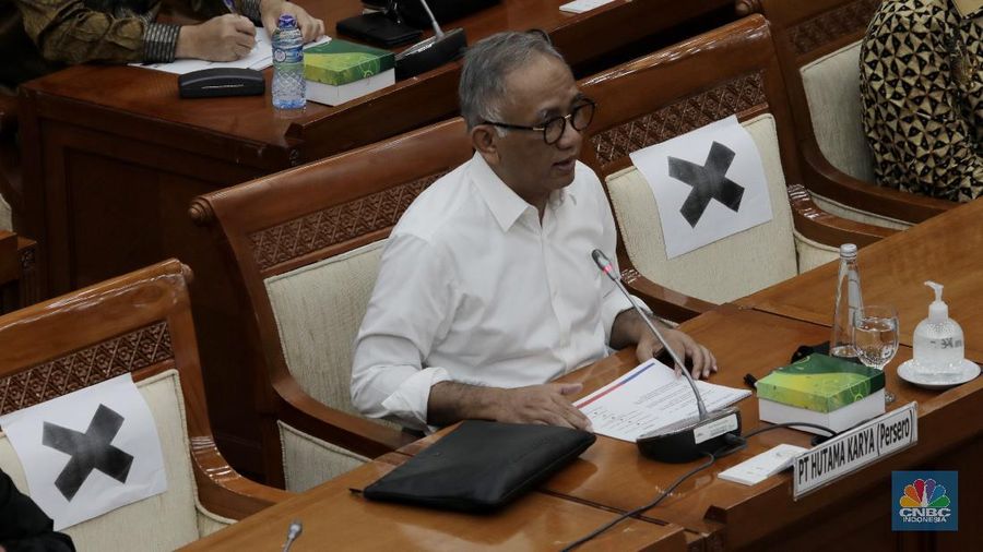 Direktur Utama PT Hutama Budi Harto. (CNBC Indonesia/Trisusilo)