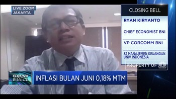 Ekonom BNI: Inflasi Juni 0,18%, Indikasi Membaiknya Ekonomi