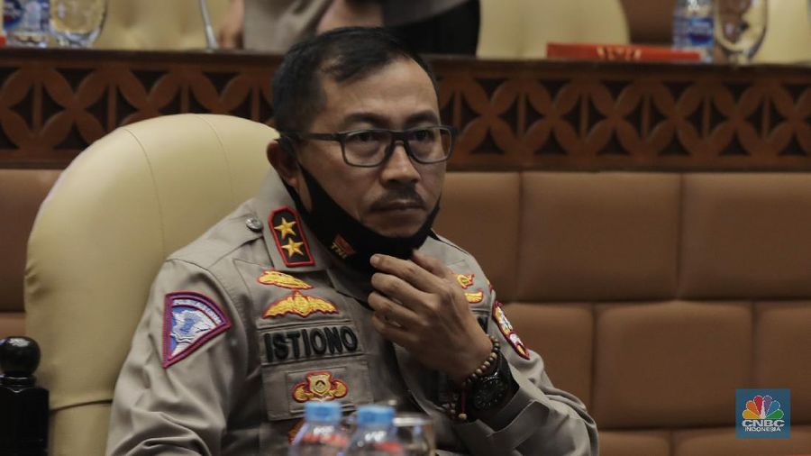 Kakorlantas Polri Istiono (CNBC Indonesia/Tri Susilo)