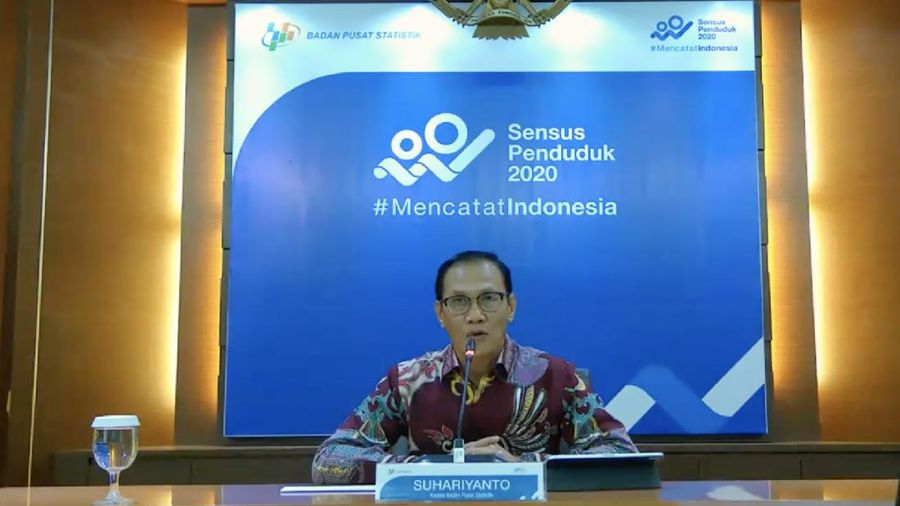 Kepala Badan Pusat Statistik (BPS) Suhariyanto mengumumkan Perkembangan Indeks Harga Konsumen/Inflasi Juni 2020, Perkembangan Indeks Harga Perdagangan Besar Juni 2020,  Perkembangan Nilai Tukar Petani dan Harga Produsen Gabah Juni 2020, dan Perkembangan Pariwisata dan Transportasi Nasional Mei 2020. (Screenshot BPS Statistics)