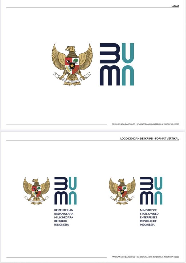 Buat Transformasi Erick Thohir Ganti Logo Baru Bumn Foto 6