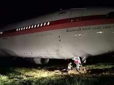 Mau ke Jakarta, Garuda Terperosok di Bandara Hasanuddin