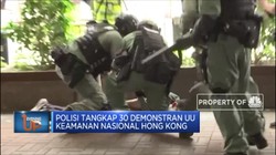 Polisi Tangkap 30 Demonstran UU Keamanan Nasional Hong Kong