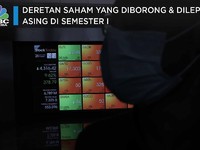 Deretan Saham yang Diborong & Dilepas Asing di Semester I