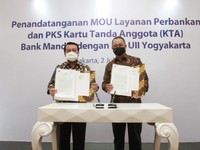 Perluas Pasar, Mandiri Layani Transaksi Keuangan Alumni UII