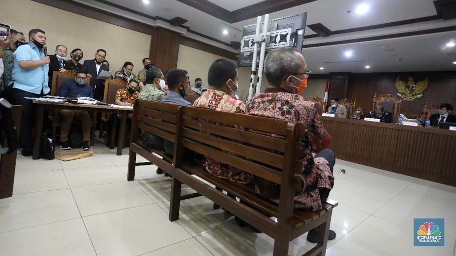 Sidang Kasus KSP Indosurya. (CNBC Indonesia/Andrean Kristianto)