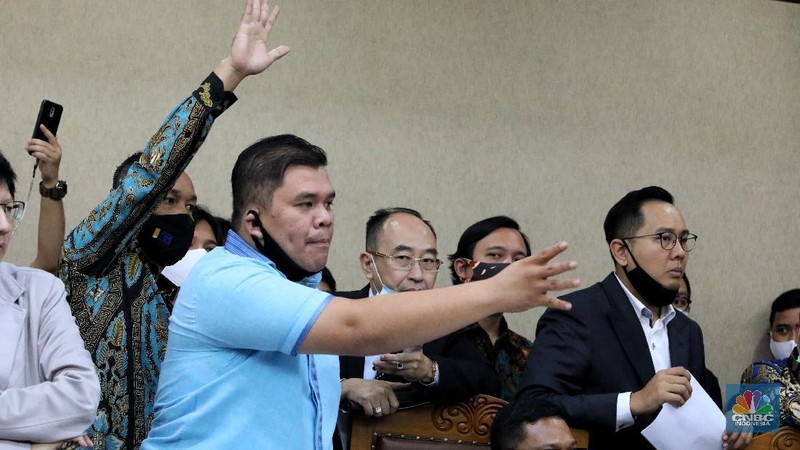 Sidang Kasus KSP Indosurya. (CNBC Indonesia/Andrean Kristianto)