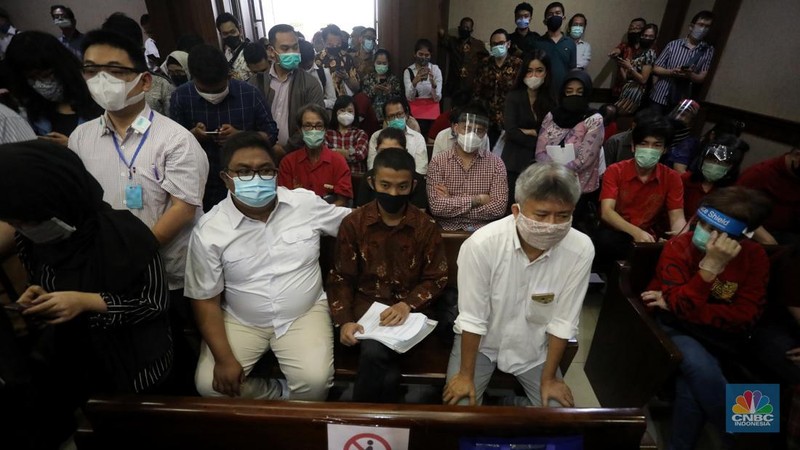 Sidang Kasus KSP Indosurya. (CNBC Indonesia/Andrean Kristianto)