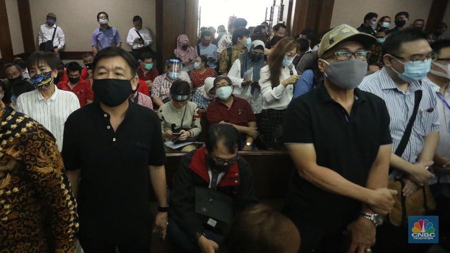 Sidang Kasus KSP Indosurya. (CNBC Indonesia/Andrean Kristianto)