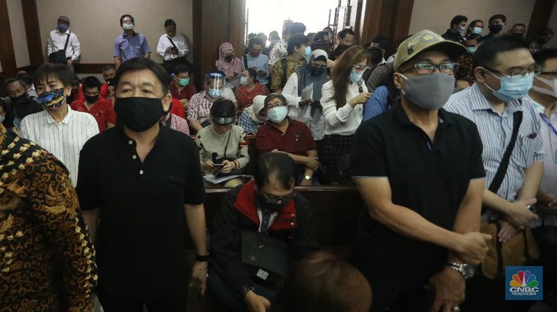 Sidang Kasus KSP Indosurya. (CNBC Indonesia/Andrean Kristianto)