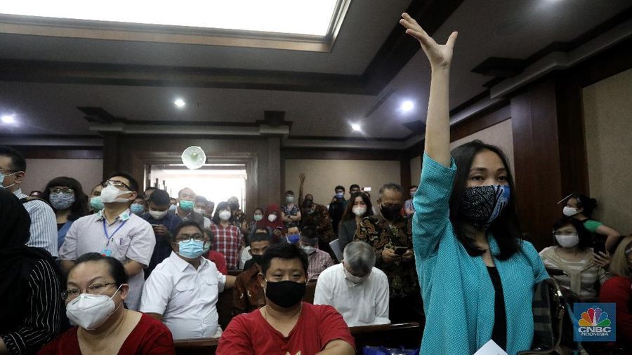 Sidang Kasus KSP Indosurya. (CNBC Indonesia/Andrean Kristianto)