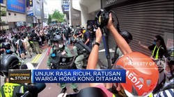 Unjuk Rasa Ricuh, Ratusan Warga Hong Kong Ditahan
