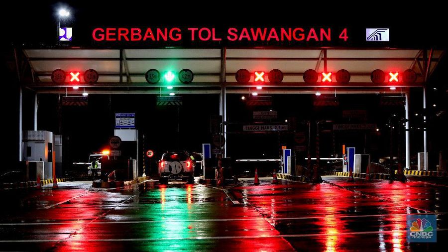 Gerbang Tol Sawangan 4 (²©²ÊÍøÕ¾/Andrean Kristianto)