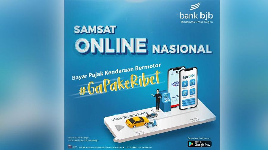 Samsat Online Nasional, Bank BJB