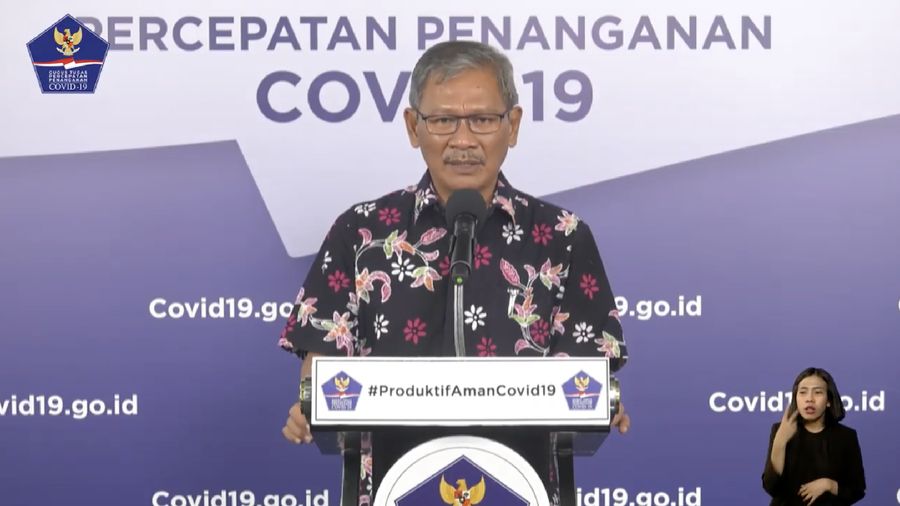 Achmad Yurianto selaku Juru Bicara Pemerintah Covid-19. (Dok: BNPB)