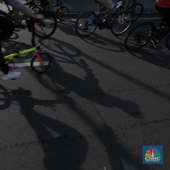Ramai-ramai Gowes Pakai Aplikasi Bertarif Rp3.000/15 Menit