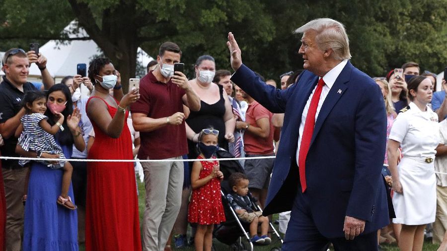 Perayaan 244 Tahun Amerika Serikat. AP/Patrick Semansky