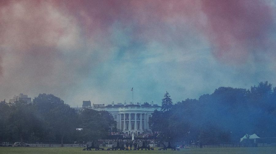 Perayaan 244 Tahun Amerika Serikat. AP/Patrick Semansky