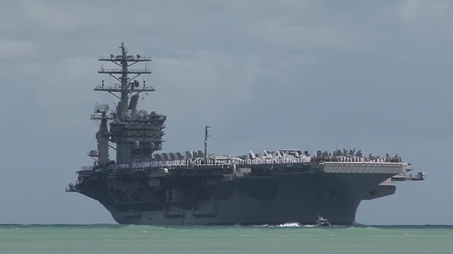 Ngeri! Ini Isi Kapal Induk USS Nimitz yang Dikerahkan AS ke Karibia