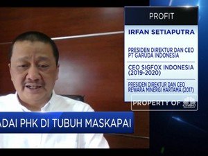 Bos Garuda: New Normal, Penumpang Pesawat Belum Maksimal