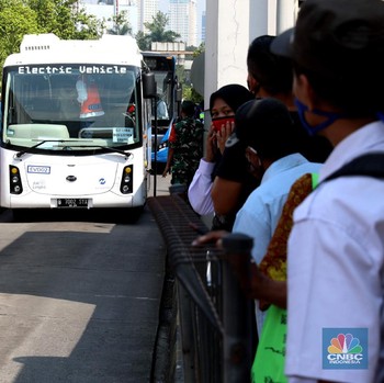 Intip! Penampakan Bus TransJakarta Bertenaga Listrik