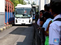 Intip! Penampakan Bus TransJakarta Bertenaga Listrik