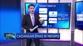 Cadangan Emas RI Menipis