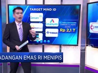 Cadangan Emas RI Menipis