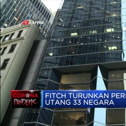 Fitch Turunkan Peringkat Utang 33 Negara