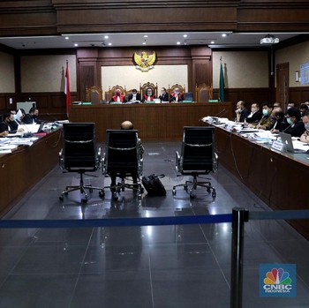 Usai Ditunda, Intip Suasana Sidang Lanjutan Korupsi Jiwasraya