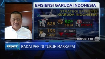 Tak PHK Pegawai, Garuda Lanjut Potong Gaji Sampai Akhir 2020
