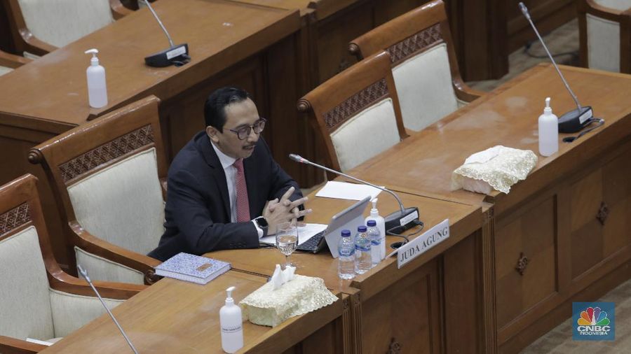 Fit and proper test, Juda Agung (CNBC Indonesia/ Tri Susilo)