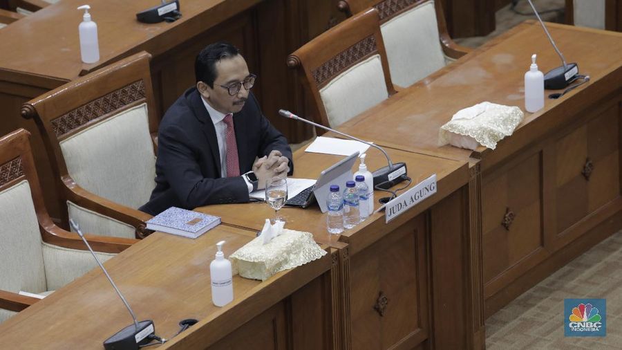 Fit and proper test, Juda Agung (CNBC Indonesia/ Tri Susilo)